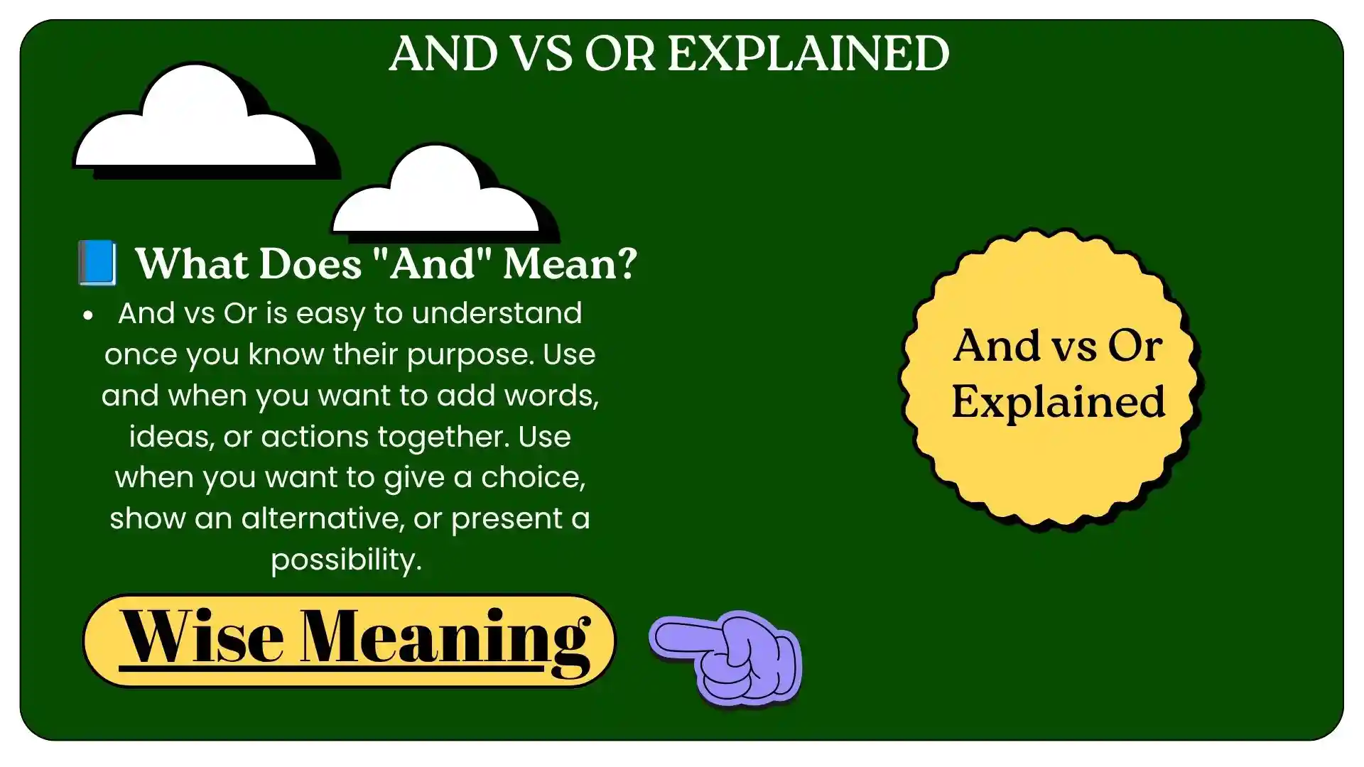 📘 What Does _And_ Mean