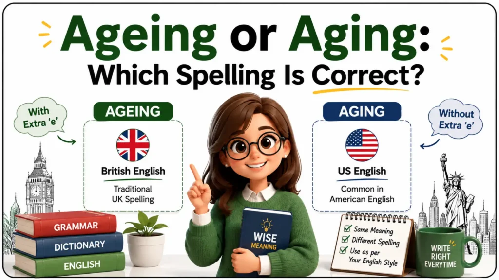 Ageing or Aging_ Which Is Correct in British and US English