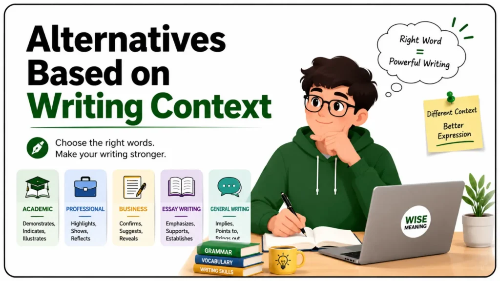 Alternatives Based on Writing Context