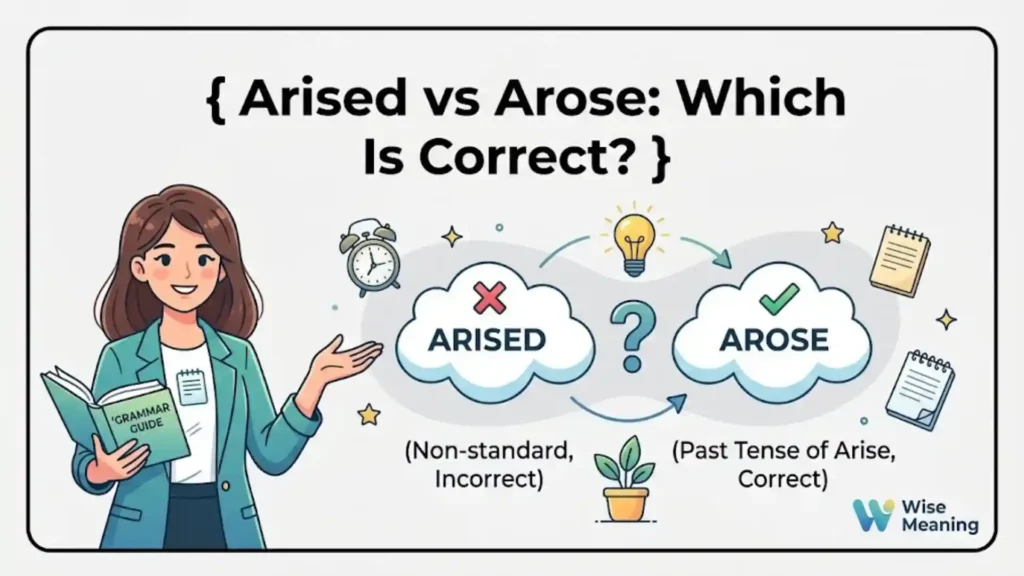 Arised vs Arose_ Which Is Correct