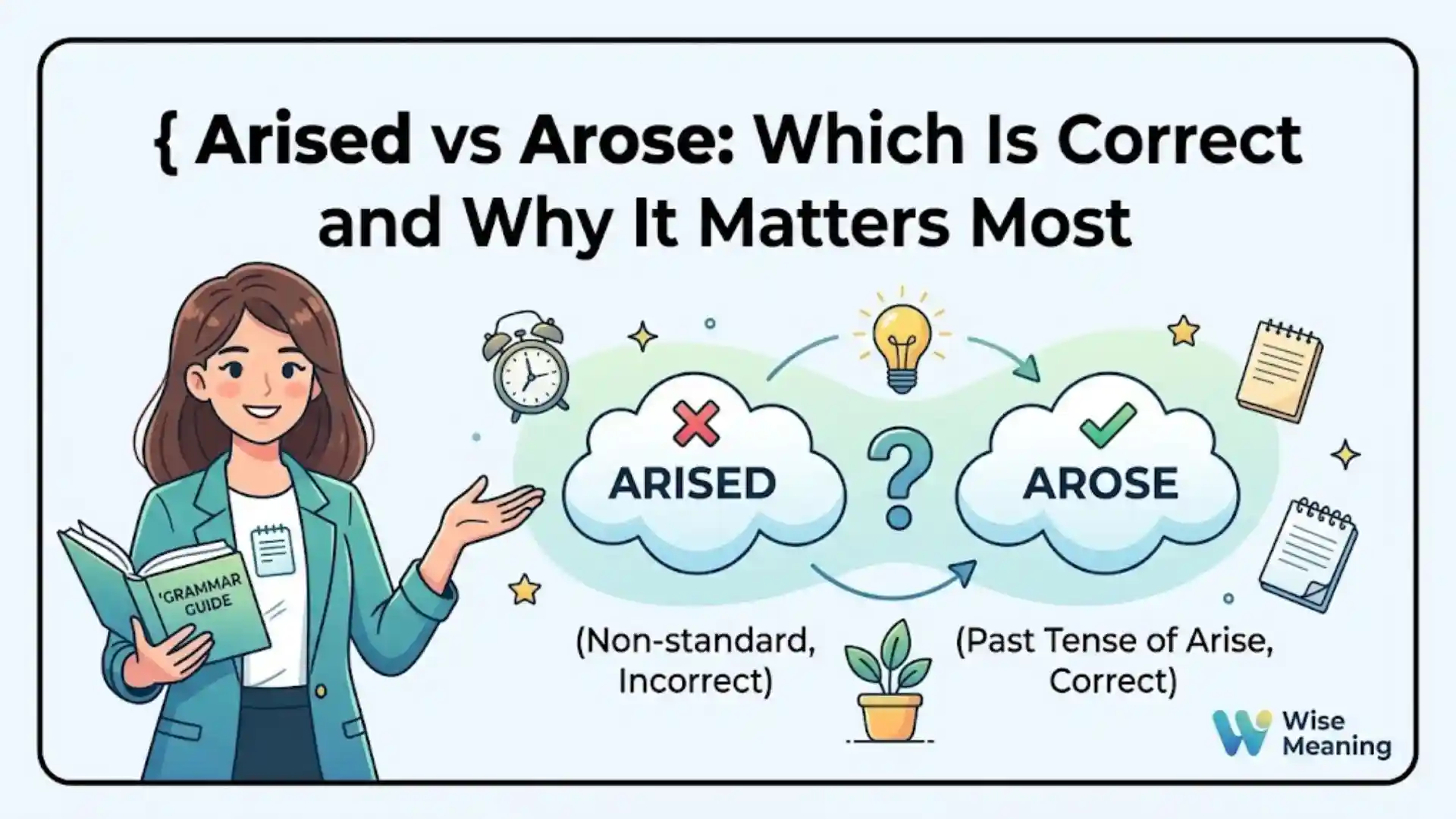 Arised vs Arose_ Which Is Correct and Why It Matters Most