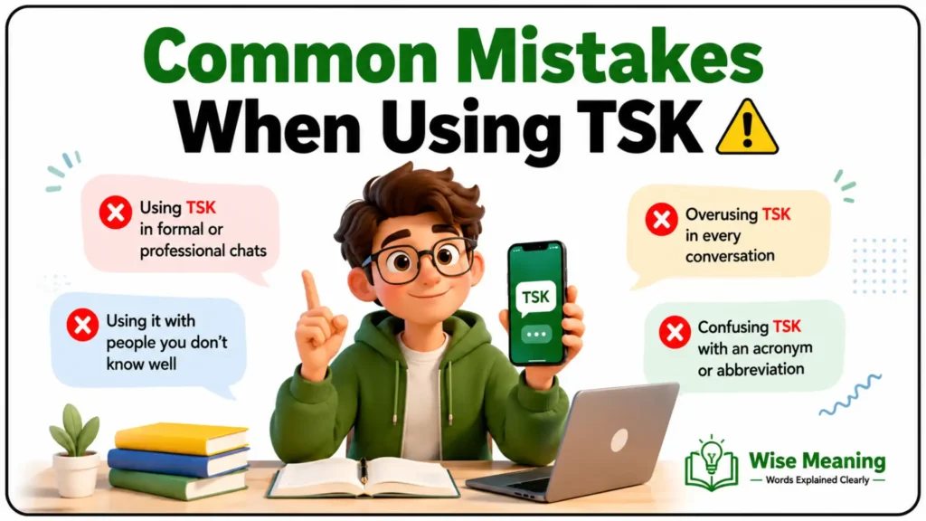 Common Mistakes When Using TSK ⚠️
