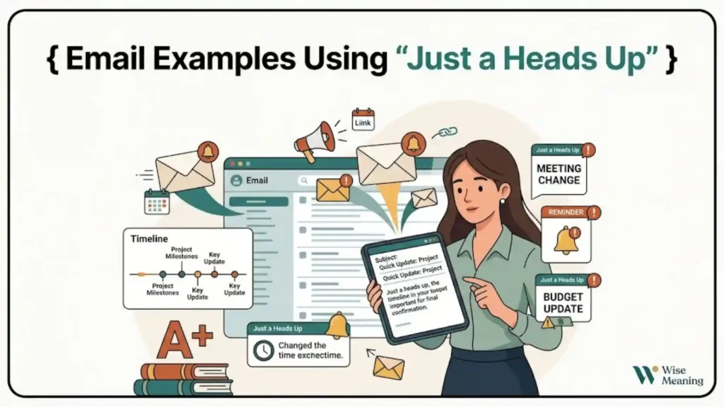 Email Examples Using _Just a Heads Up_ 📧