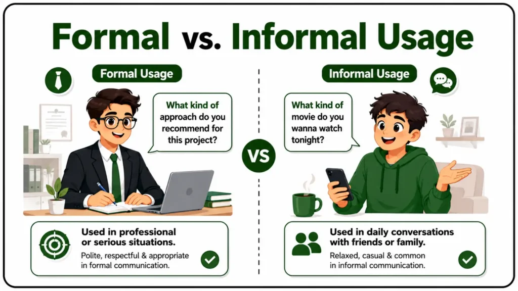 Formal vs. Informal Usage