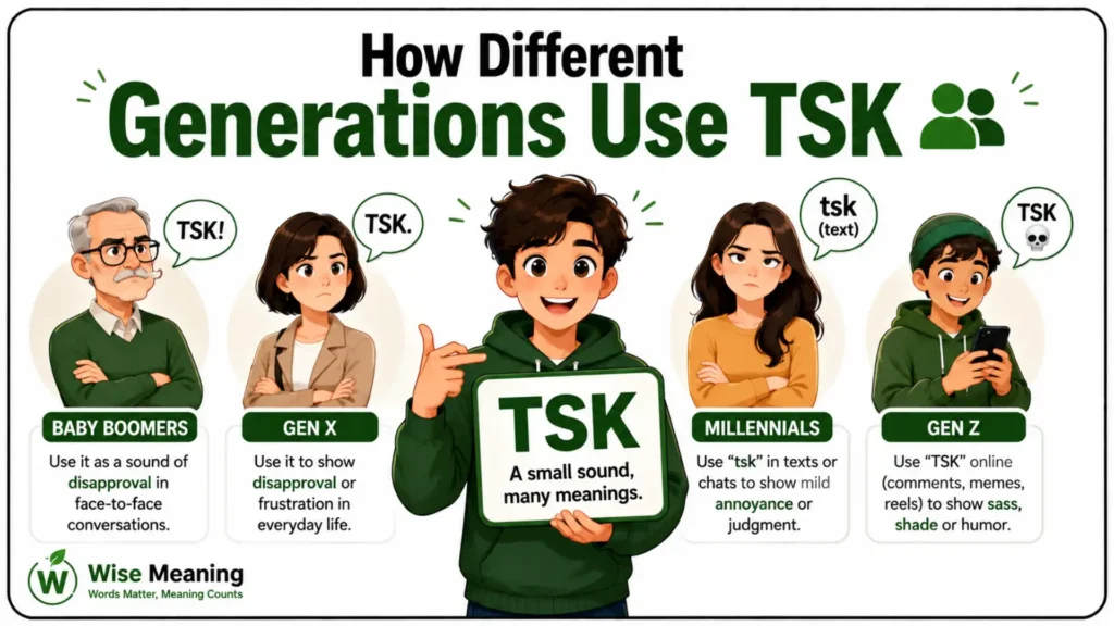 How Different Generations Use TSK 👥