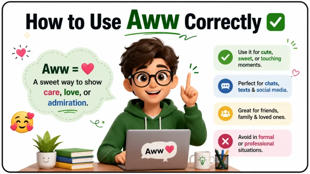 How to Use Aww Correctly ✅