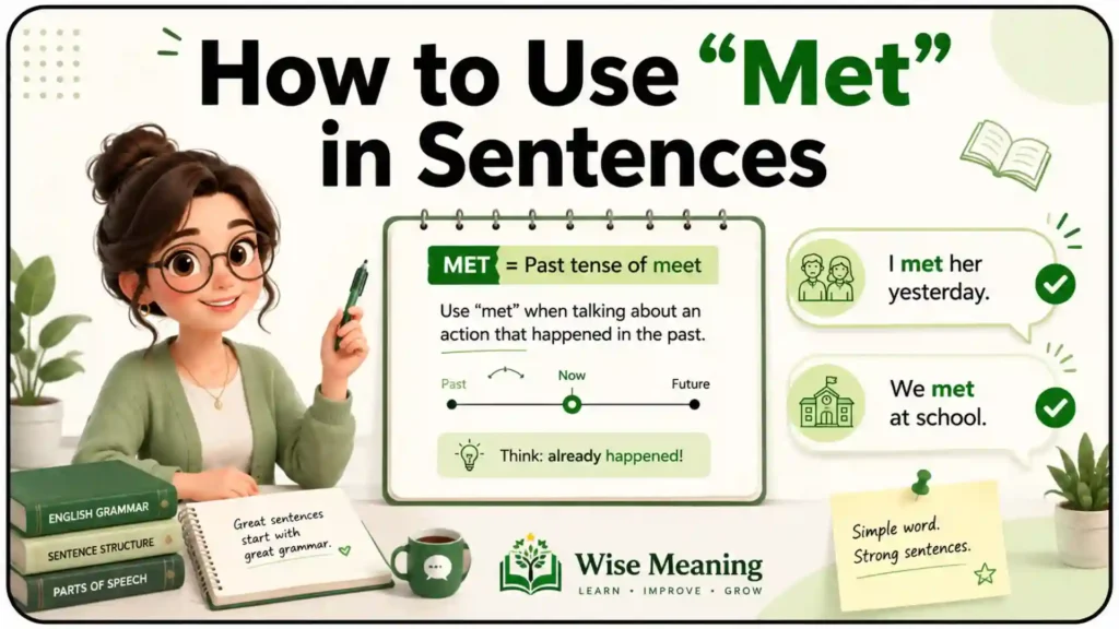How to Use “Met” in Sentences