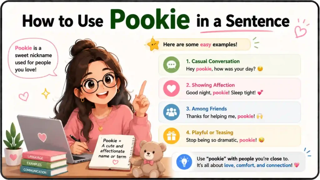 How to Use Pookie in a Sentence