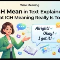 IGH Mean in Text Explained What IGH Meaning Really Is Today