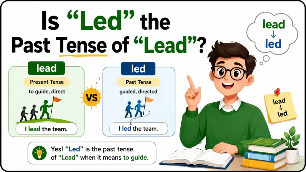 Is “Led” the Past Tense of “Lead”