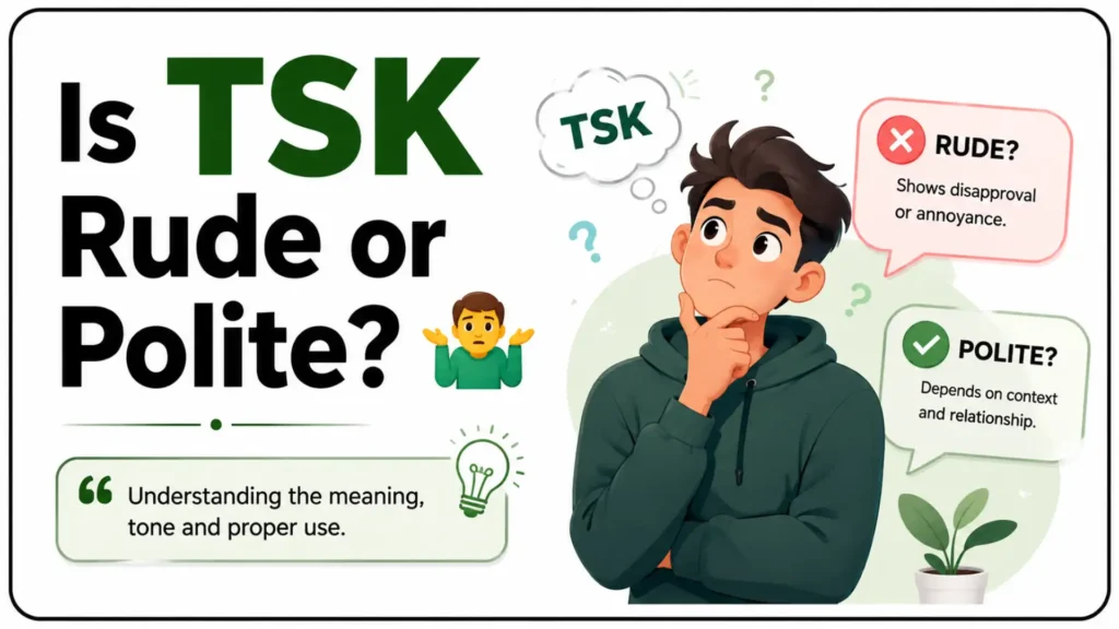 Is TSK Rude or Polite_ 🤷
