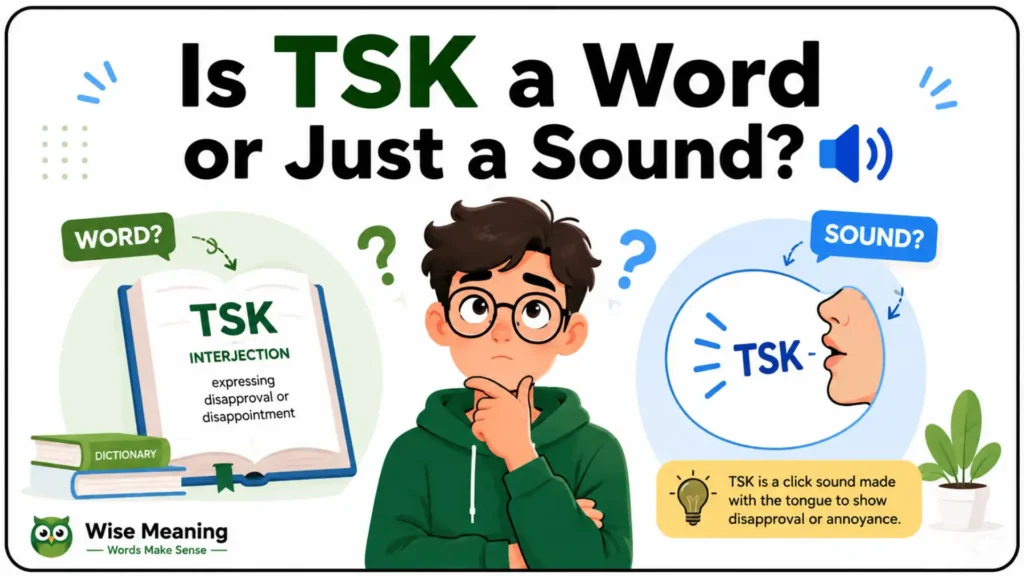 Is TSK a Word or Just a Sound_ 🔊