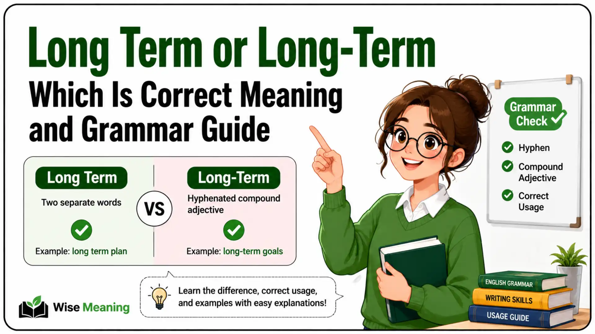 Long Term or Long-Term Which Is Correct Meaning and Grammar Guide