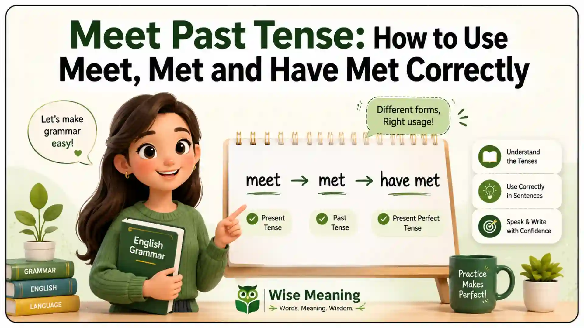 Meet Past Tense_ How to Use Meet, Met and Have Met Correctly