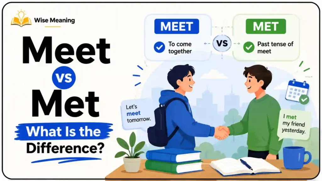 Meet vs Met — What Is the Difference