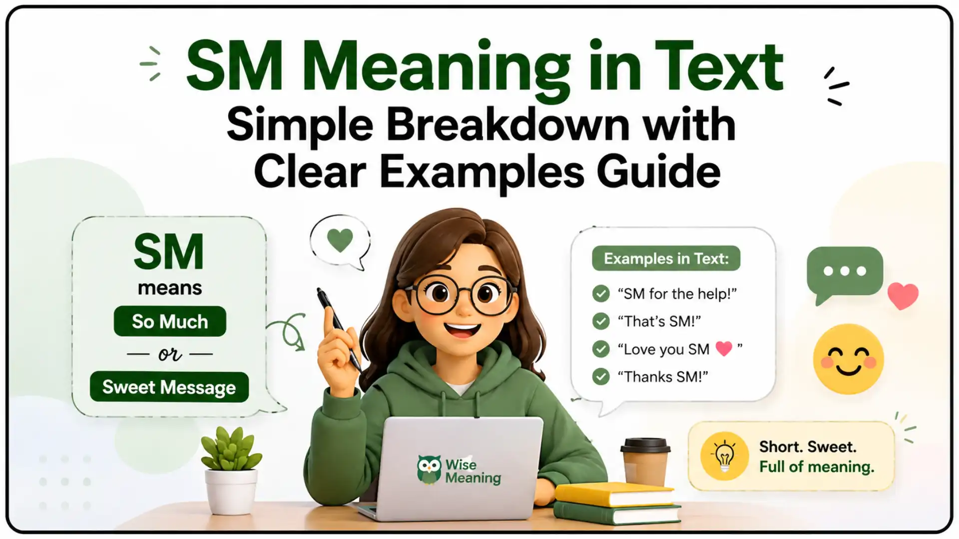 SM Meaning in Text Simple Breakdown with Clear Examples Guide