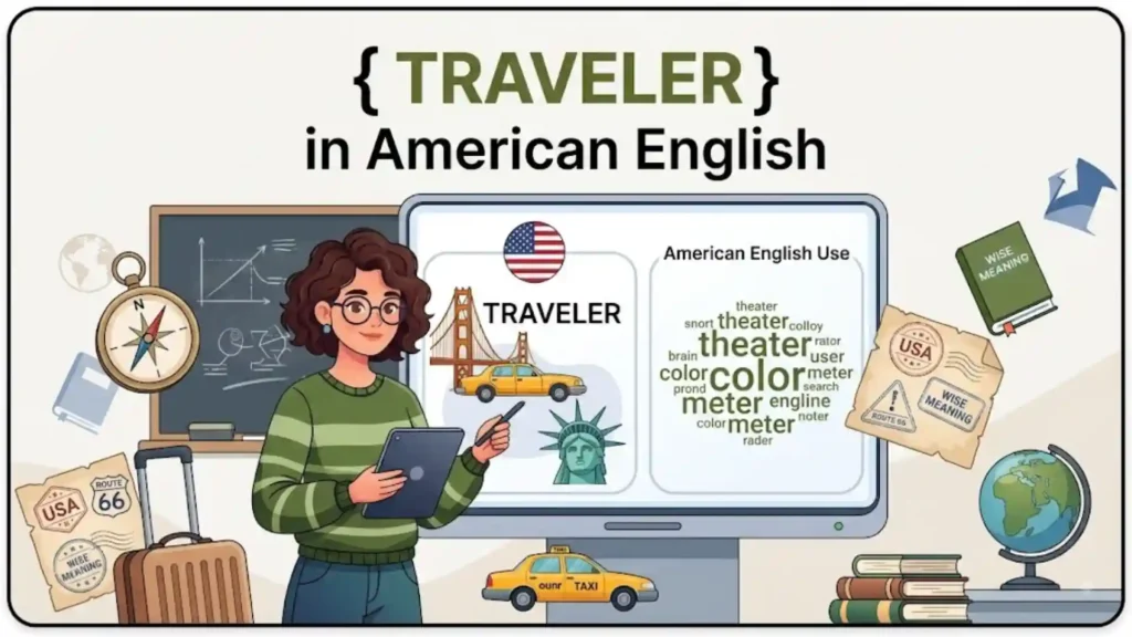 Traveler in American English