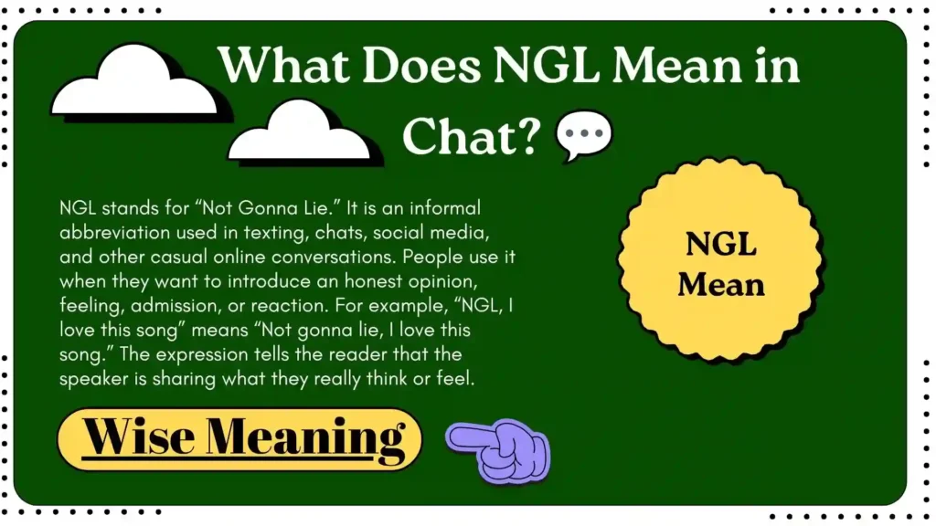 What Does NGL Mean in Chat_ 💬