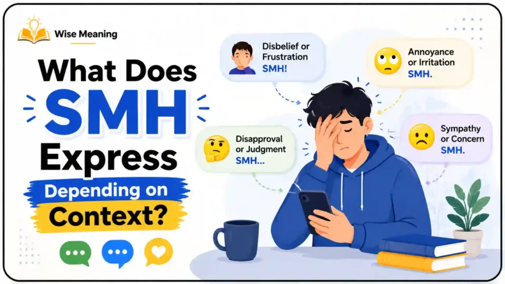 What Does SMH Express Depending on Context