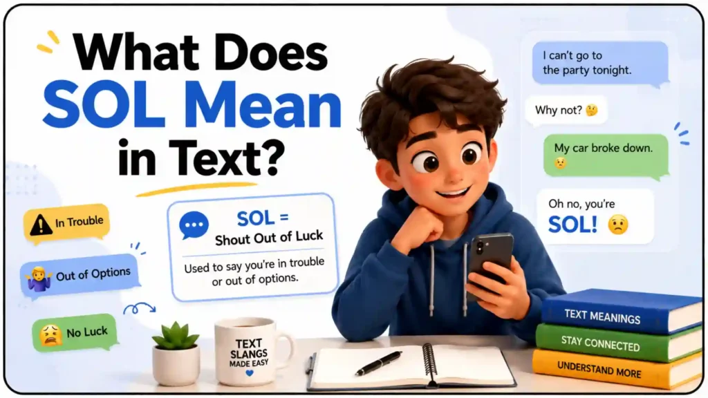 What Does SOL Mean in Text