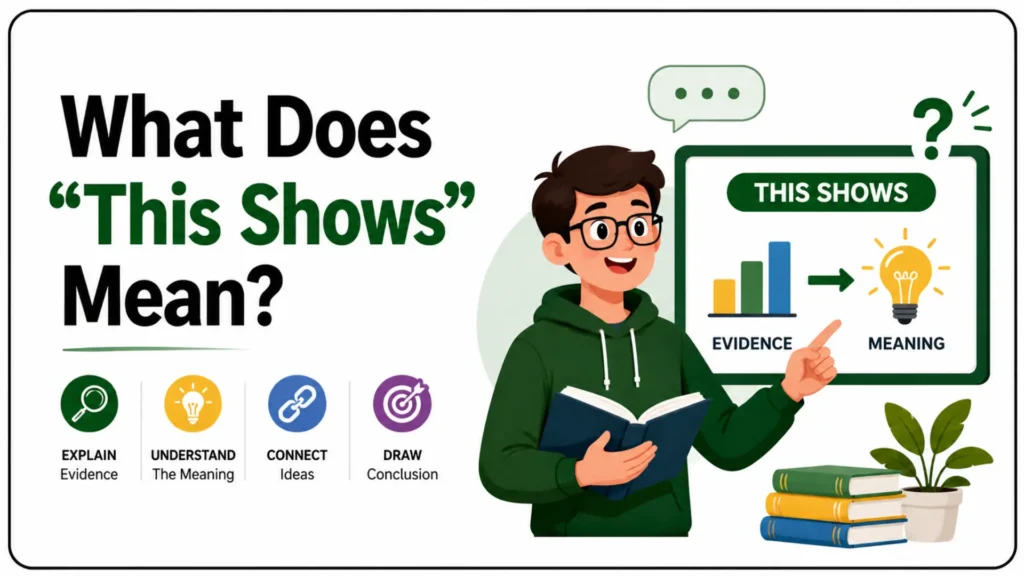 What Does _This Shows_ Mean