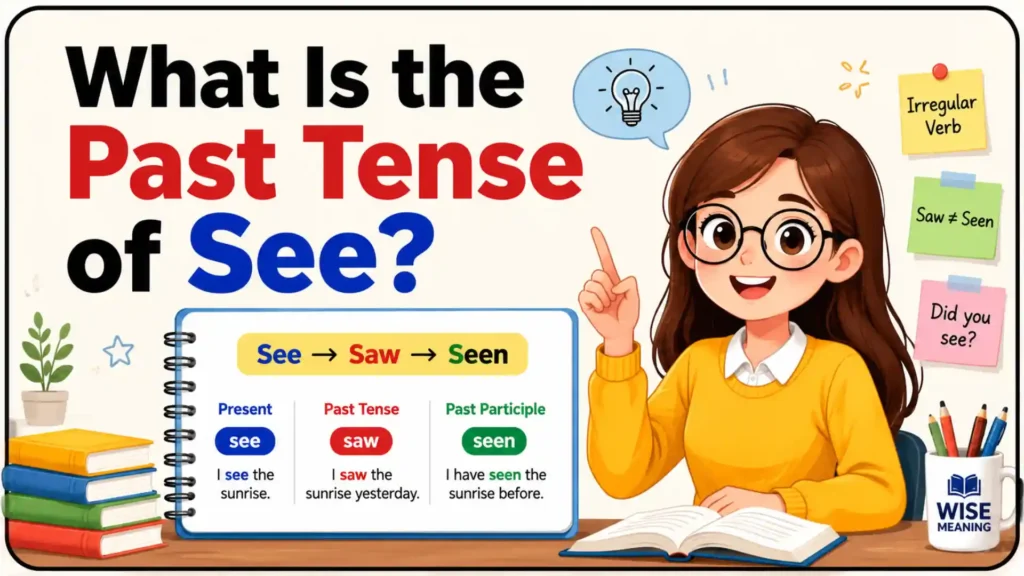 What Is the Past Tense of See
