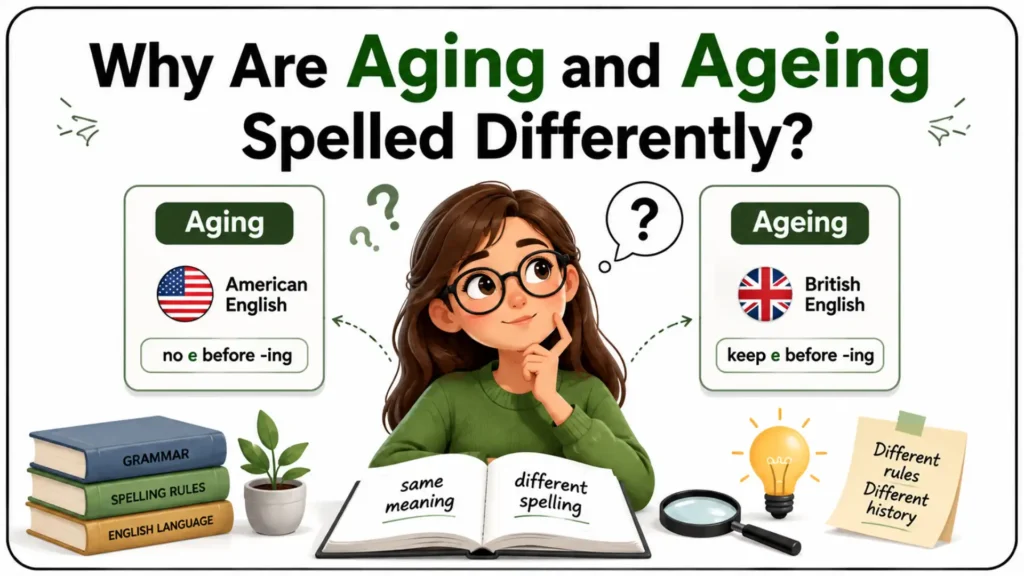Why Are Aging and Ageing Spelled Differently