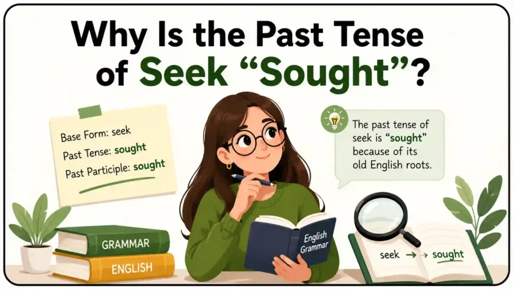 Why Is the Past Tense of Seek “Sought”