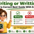 Writing or Writting Which Is Correct Best Guide With Examples