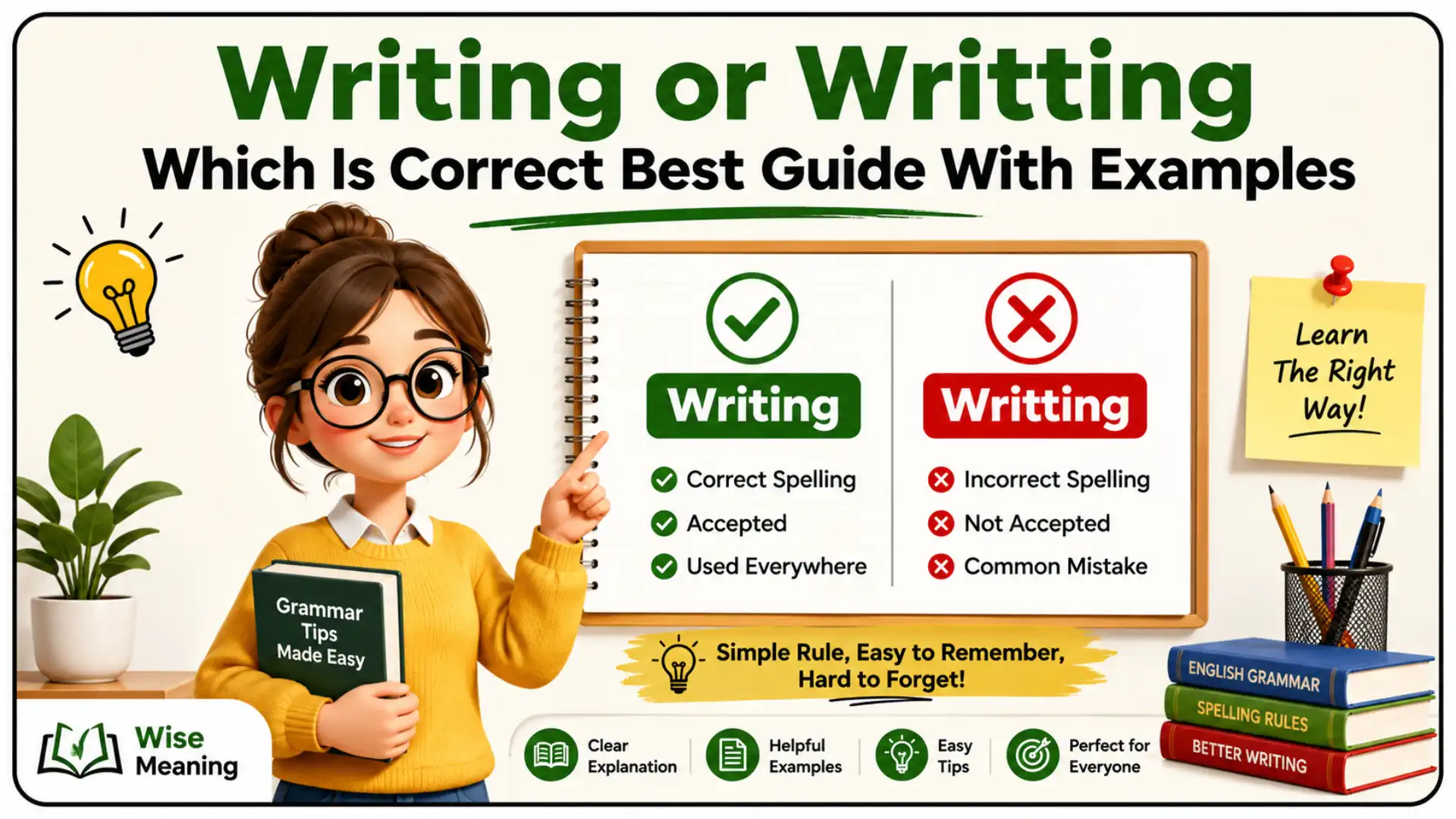 Writing or Writting Which Is Correct Best Guide With Examples