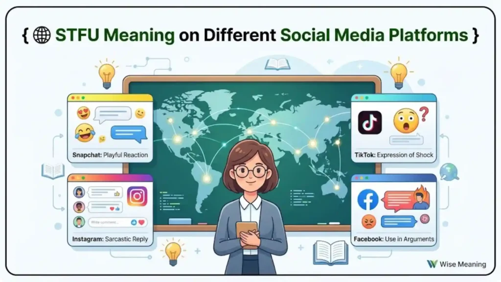 🌐 STFU Meaning on Different Social Media Platforms