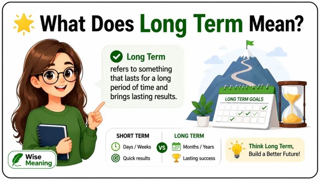 🌟 What Does Long Term Mean