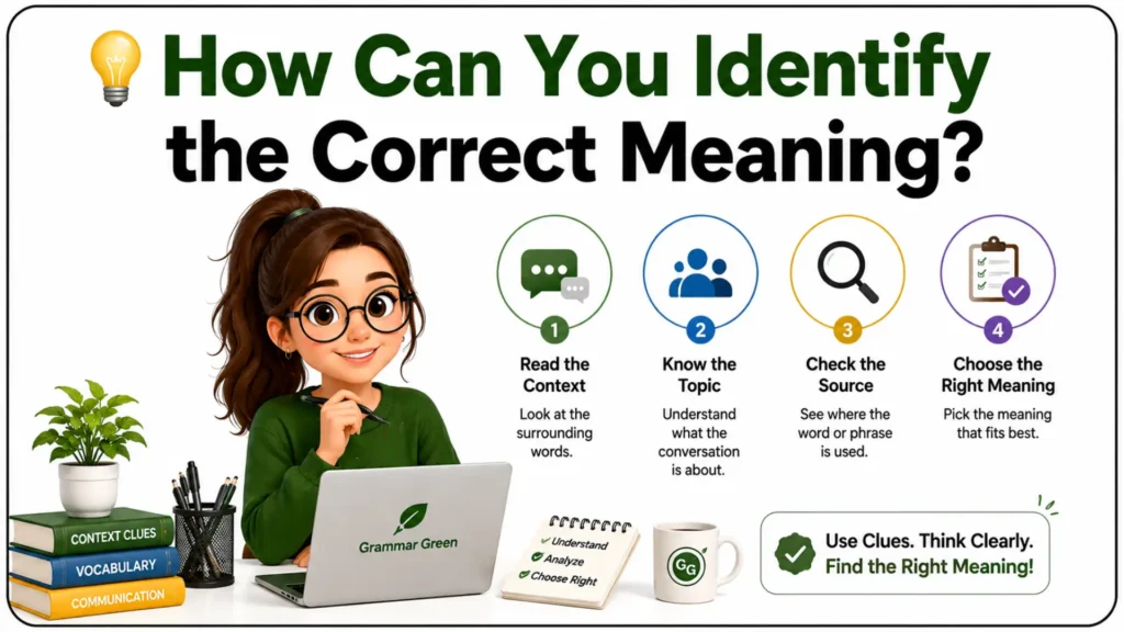 💡 How Can You Identify the Correct Meaning