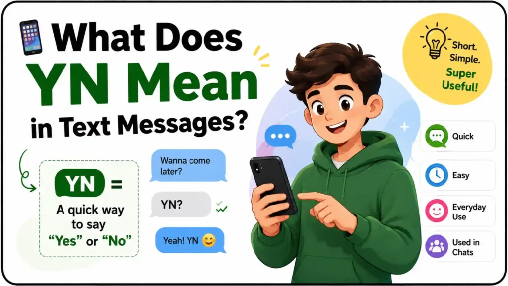 📱 What Does YN Mean in Text Messages