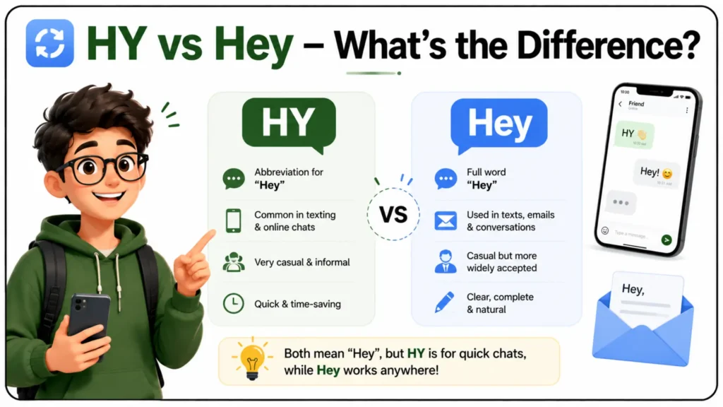 🔄 HY vs Hey — What's the Difference