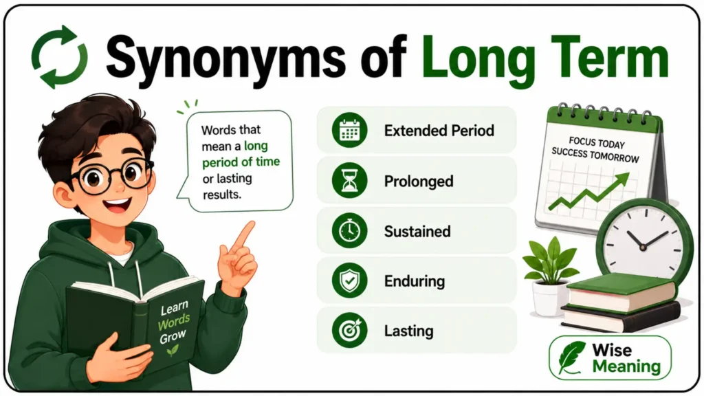 🔄 Synonyms of Long Term