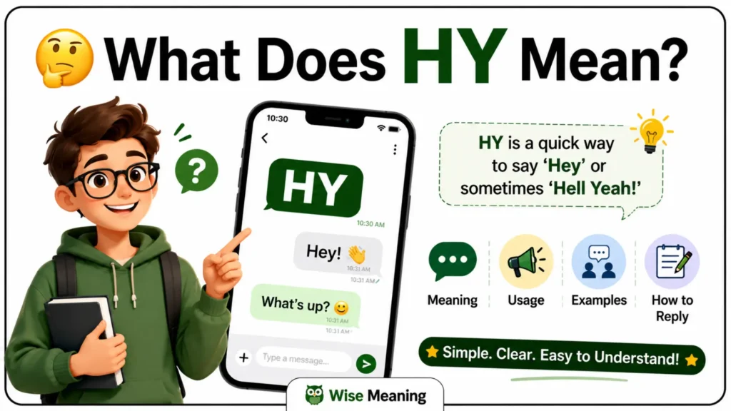 🤔 What Does HY Mean