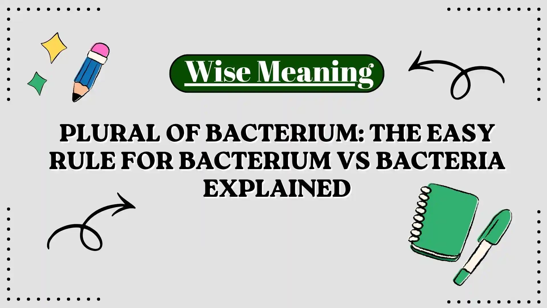Plural of Bacterium_ The Easy Rule for Bacterium vs Bacteria Explained