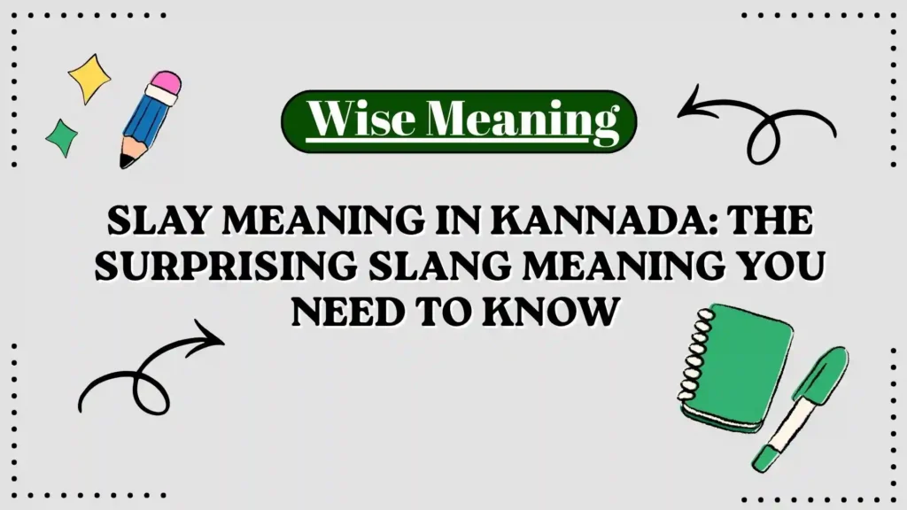 Slay Meaning in Kannada_ The Surprising Slang Meaning You Need to Know
