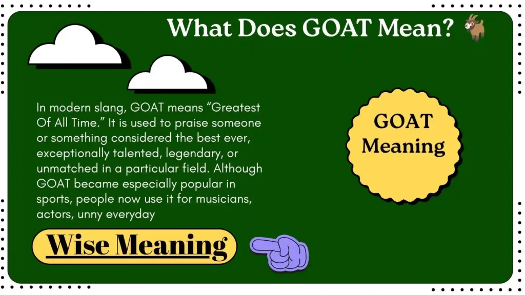 What Does GOAT Mean_ 🐐