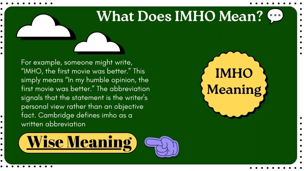 What Does IMHO Mean_ 💬