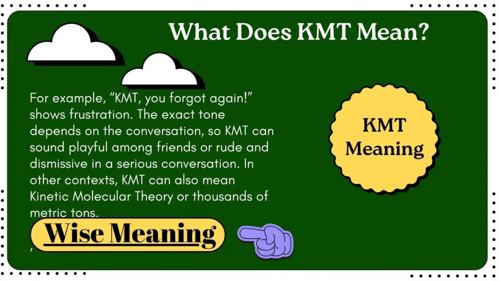 What Does KMT Mean