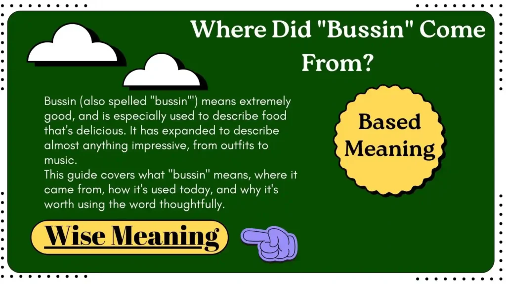 Where Did _Bussin_ Come From
