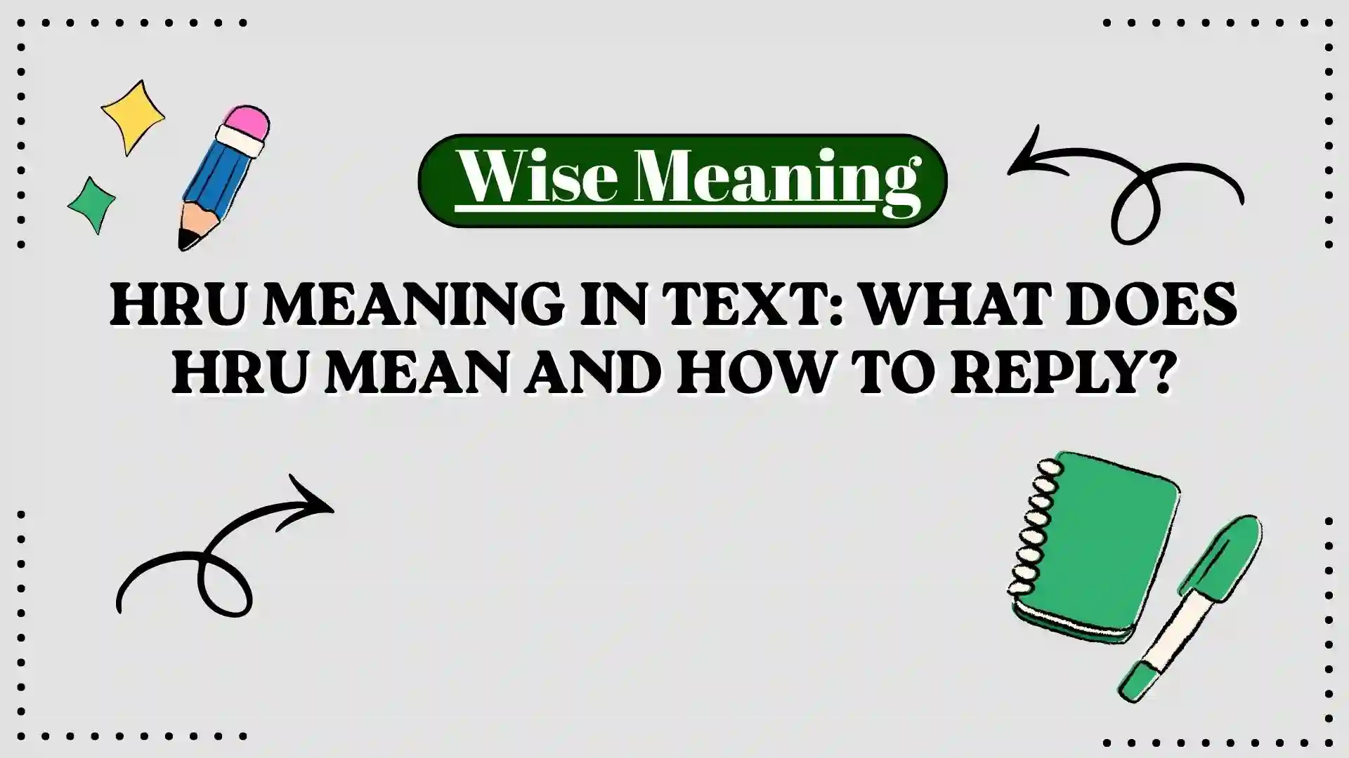 HRU Meaning in Text_ What Does HRU Mean and How to Reply