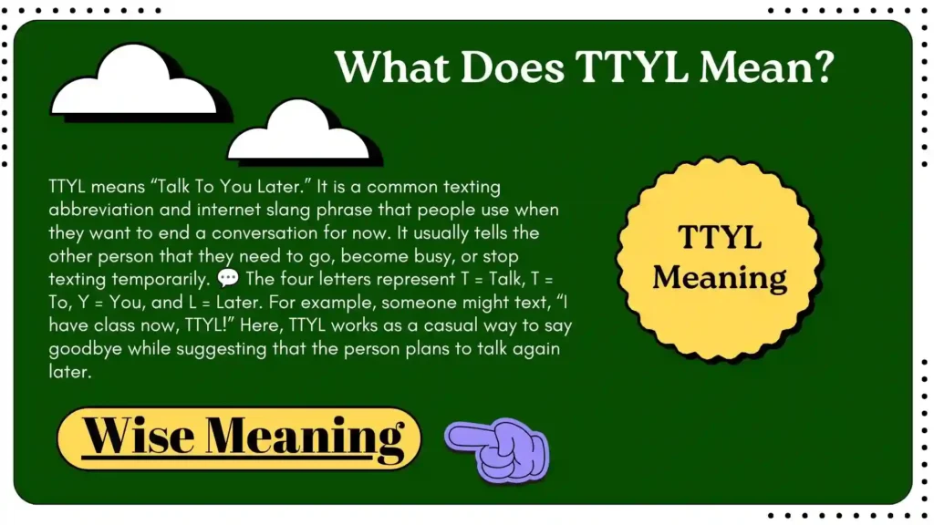 What Does TTYL Mean (1)