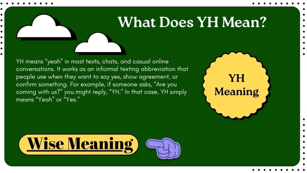 What Does YH Mean